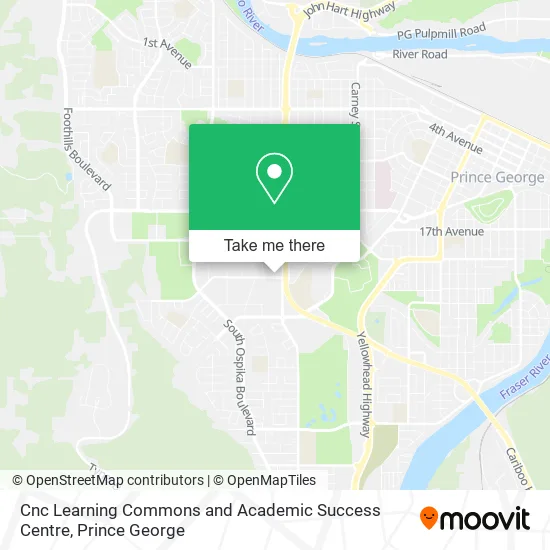 Cnc Learning Commons and Academic Success Centre map