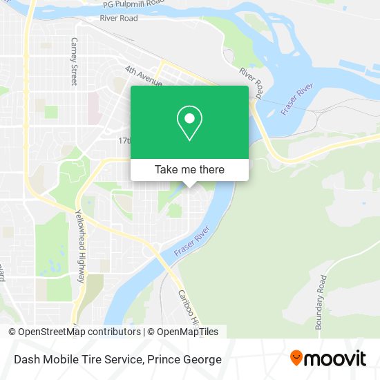 Dash Mobile Tire Service map