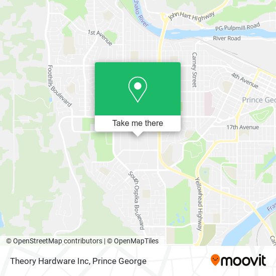 Theory Hardware Inc map