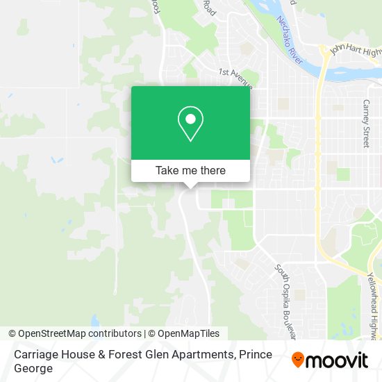 Carriage House & Forest Glen Apartments map
