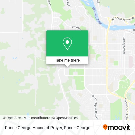 Prince George House of Prayer map