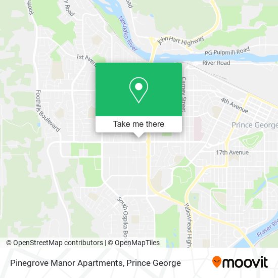 Pinegrove Manor Apartments map