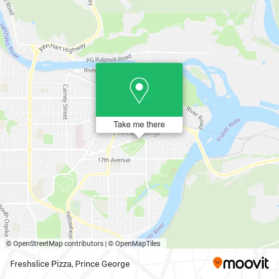 Freshslice Pizza map
