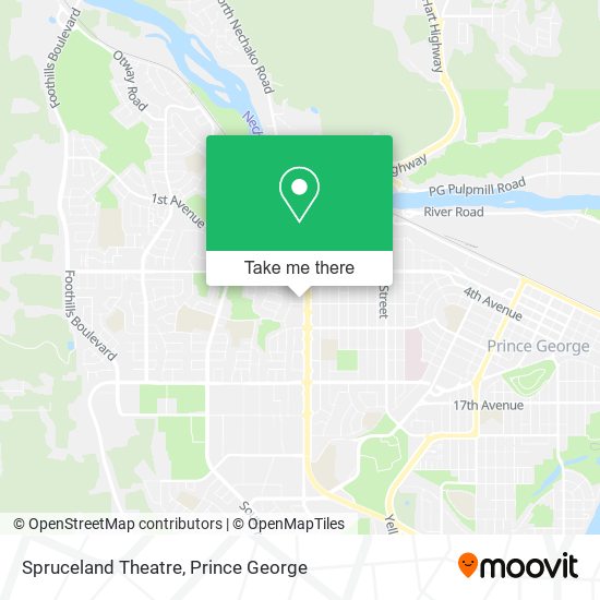 Spruceland Theatre plan