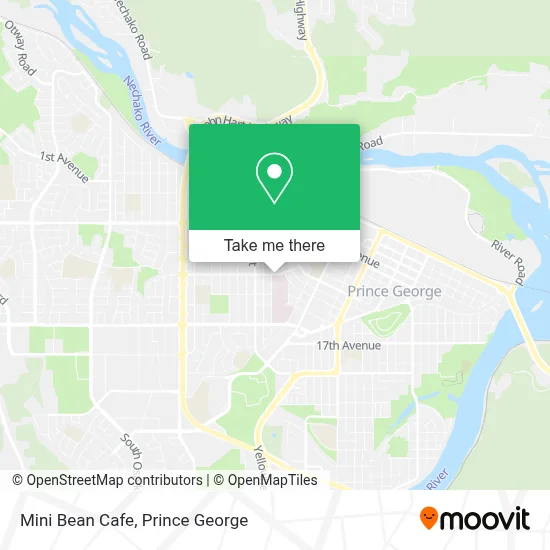 Mini Bean Cafe map