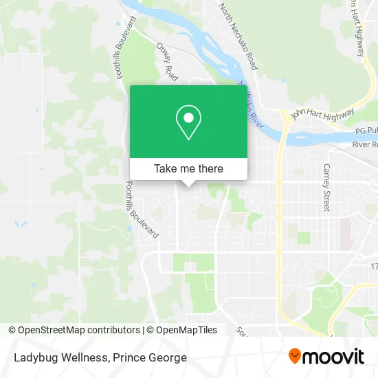 Ladybug Wellness map