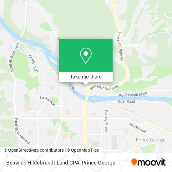 Beswick Hildebrandt Lund CPA map