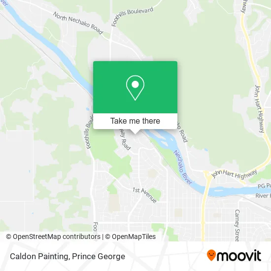 Caldon Painting map