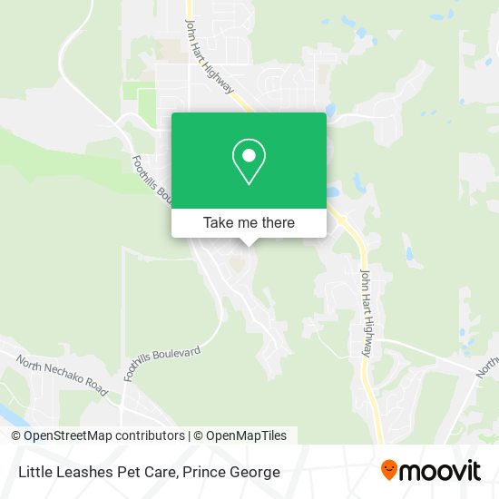 Little Leashes Pet Care map