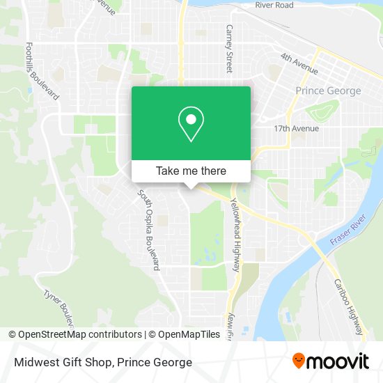 Midwest Gift Shop plan
