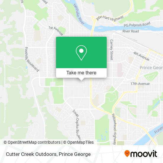 Cutter Creek Outdoors map
