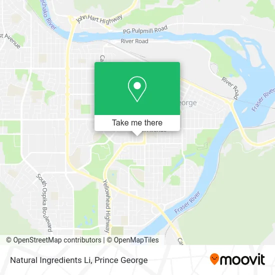 Natural Ingredients Li map