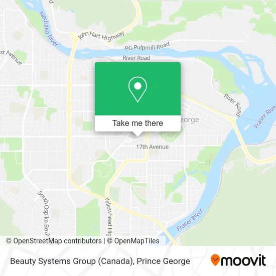 Beauty Systems Group (Canada) map