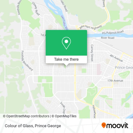 Colour of Glass map