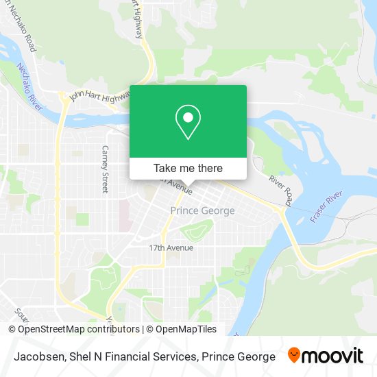 Jacobsen, Shel N Financial Services map
