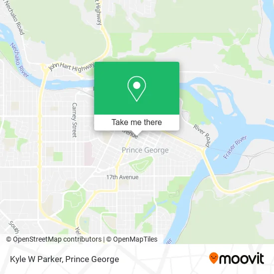 Kyle W Parker map