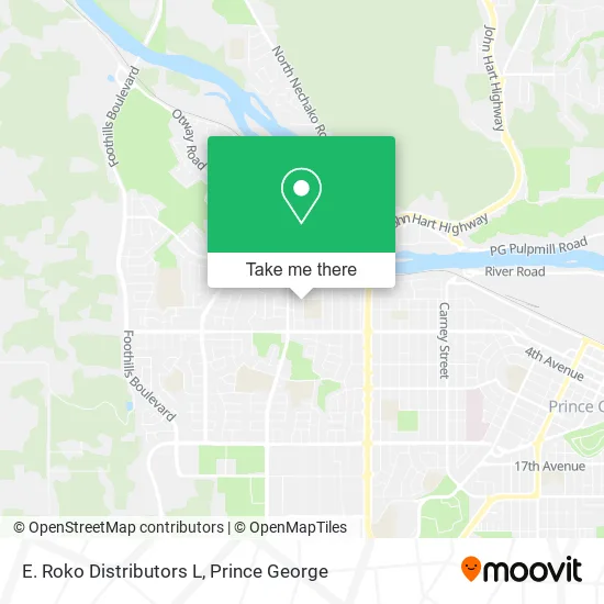 E. Roko Distributors L map