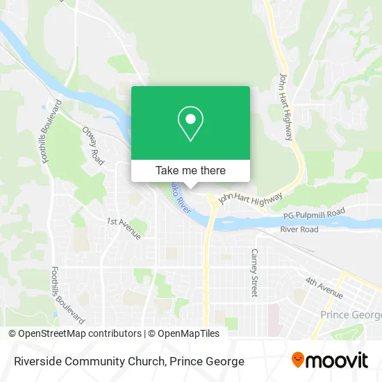 Riverside Community Church map