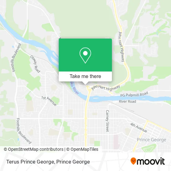 Terus Prince George map