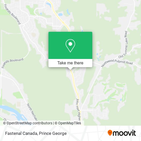 Fastenal Canada map