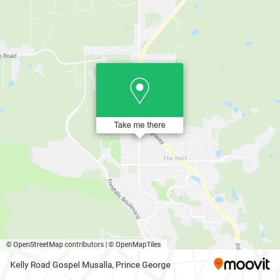 Kelly Road Gospel Musalla map
