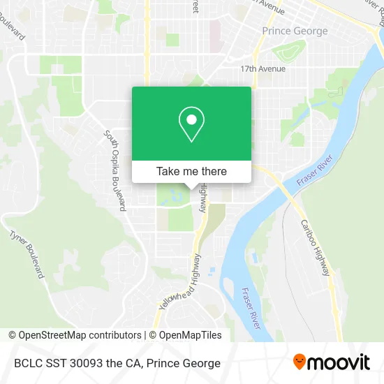 BCLC SST 30093 the CA map
