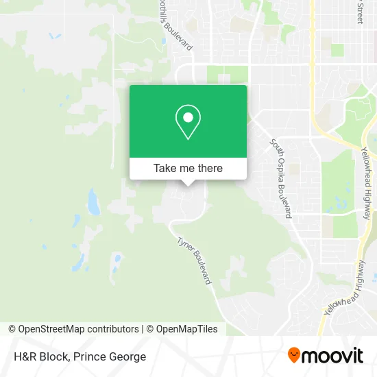 H&R Block map