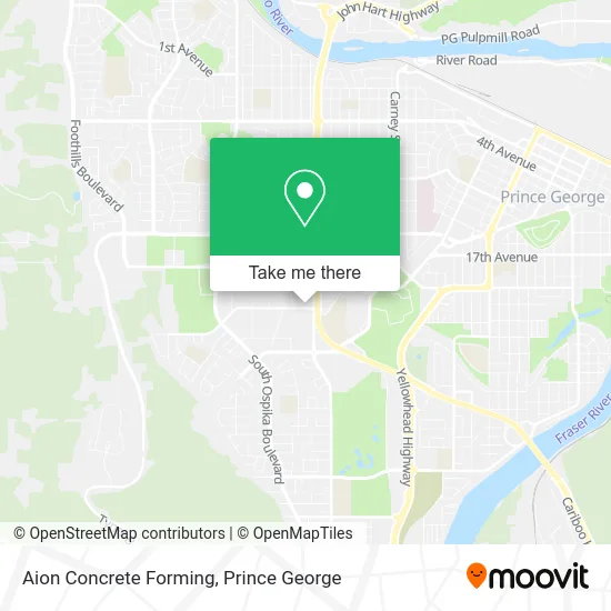 Aion Concrete Forming map