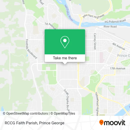 RCCG Faith Parish map