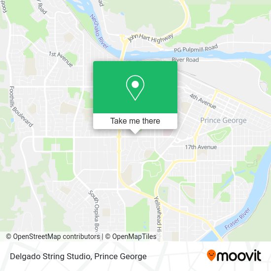 Delgado String Studio map