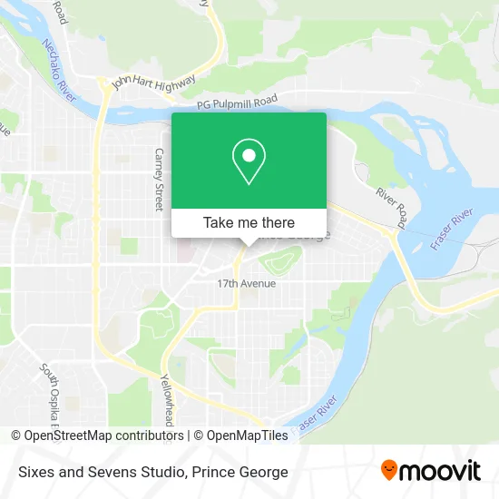 Sixes and Sevens Studio map