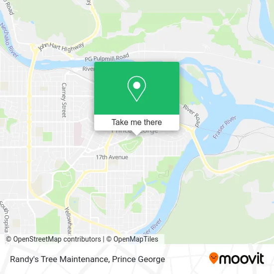 Randy's Tree Maintenance map