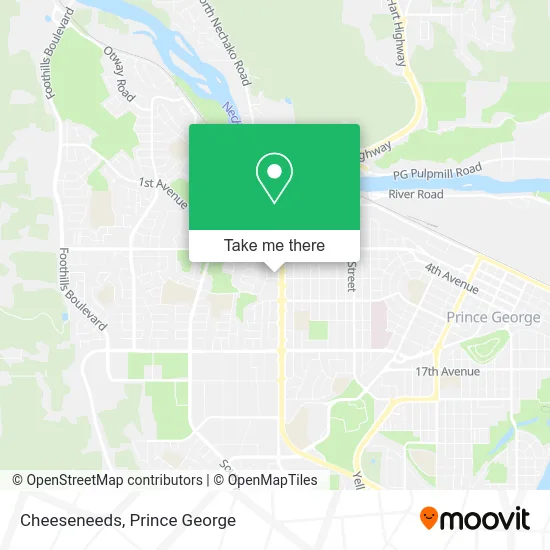 Cheeseneeds map