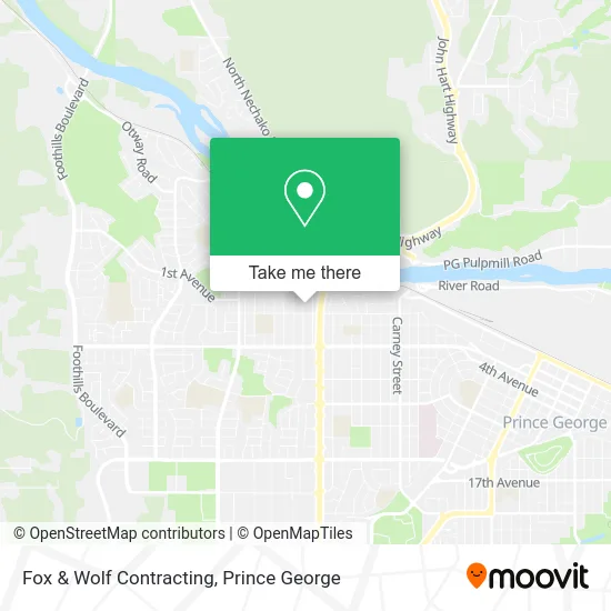 Fox & Wolf Contracting map