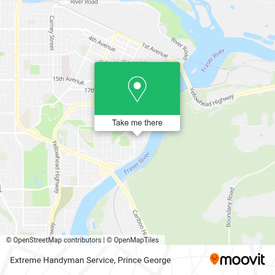 Extreme Handyman Service map