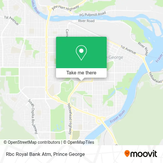 Rbc Royal Bank Atm map