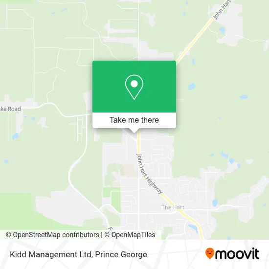 Kidd Management Ltd map