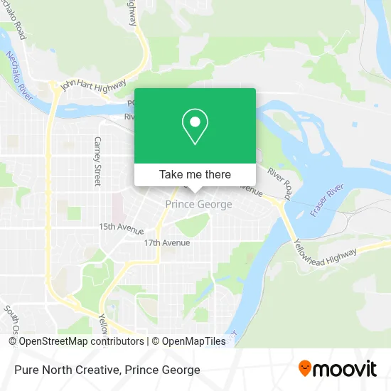 Pure North Creative map