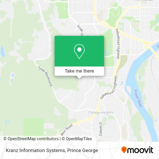 Kranz Information Systems map