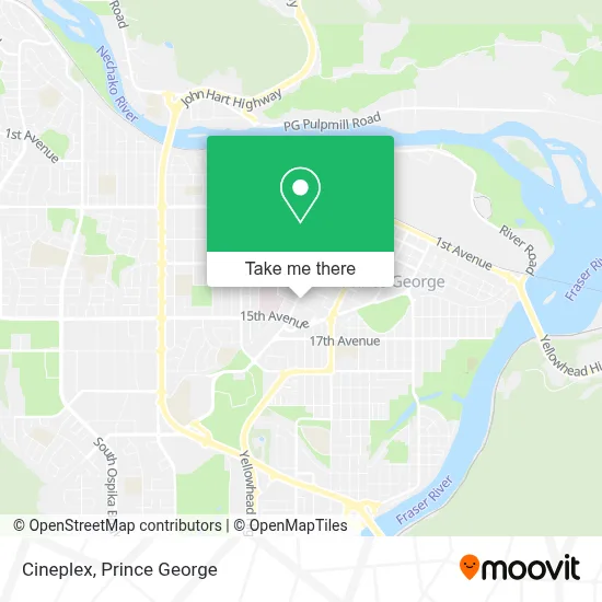 Cineplex map