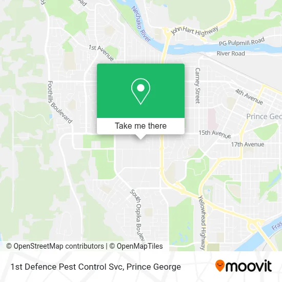 1st Defence Pest Control Svc map