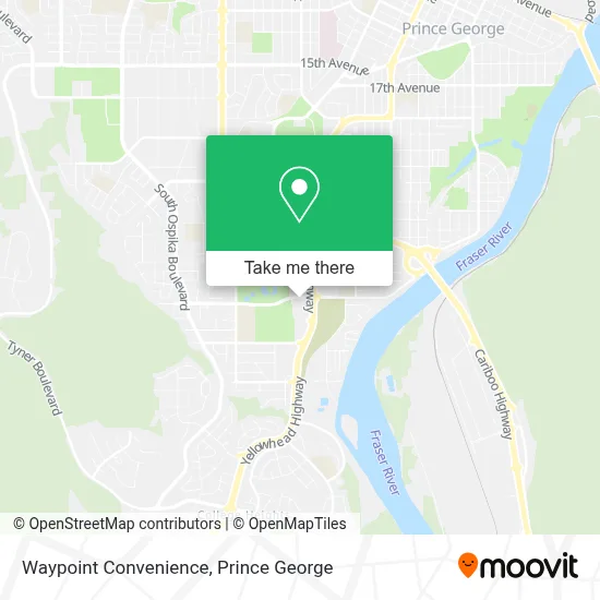 Waypoint Convenience map