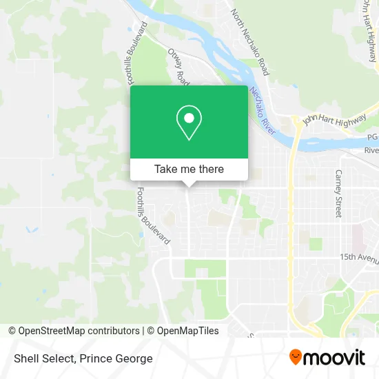 Shell Select map