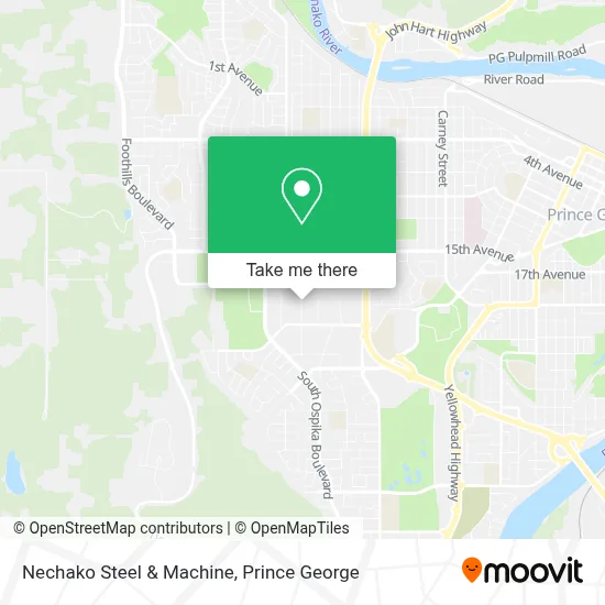 Nechako Steel & Machine map