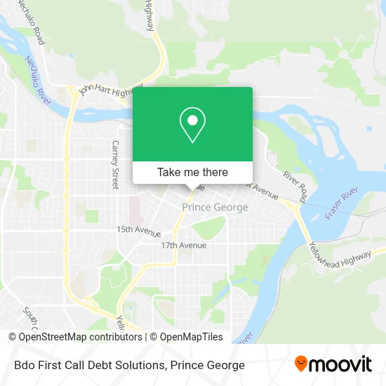 Bdo First Call Debt Solutions map