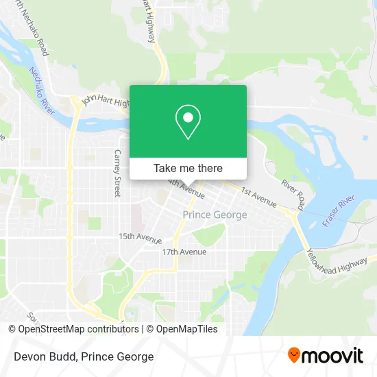 Devon Budd map
