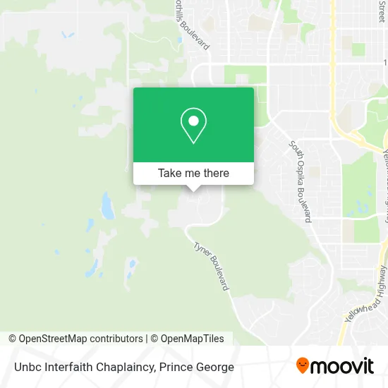 Unbc Interfaith Chaplaincy map