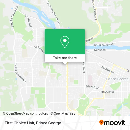 First Choice Hair map