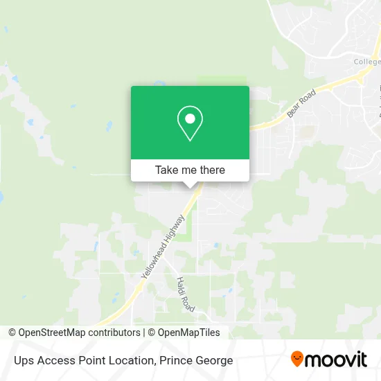 Ups Access Point Location map
