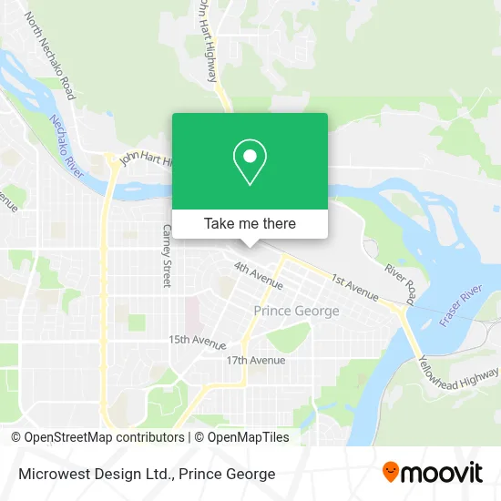 Microwest Design Ltd. map